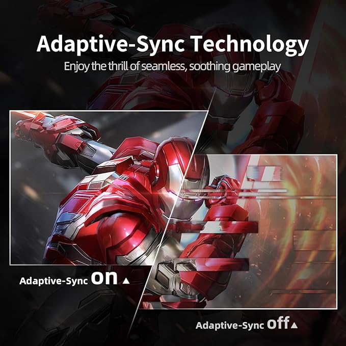 27 Inch 1440P QHD 240Hz Gaming Monitor, Fast IPS, 1ms 2K Gamer Monitor with HDR, 128% sRGB, FreeSync & G-Sync, Height/Pivot/Tilt/Swivel Vertical Monitor, Built-in Dual Speaker, HDMI/DP