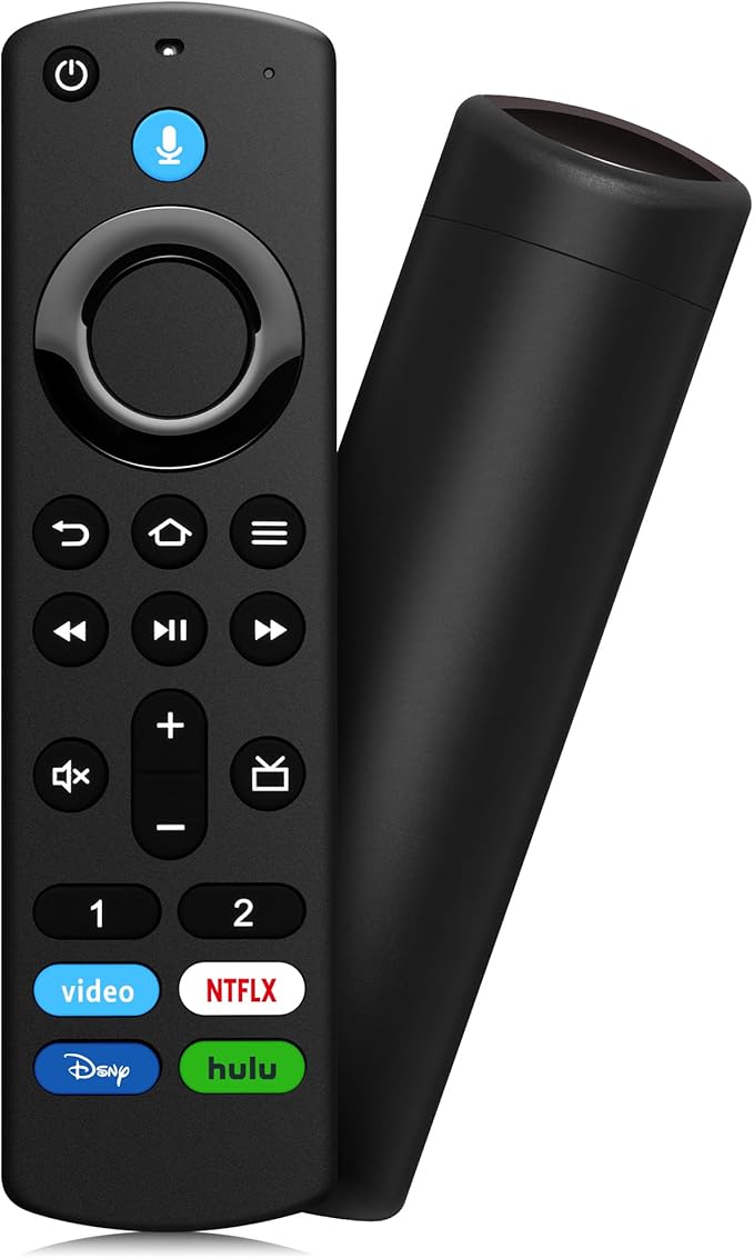 yalanle Replacement Voice Remote for Fire Smart TVs Stick/Cube, Stick 4K/4K Max(1st/2nd Gen), Stick Lite/HD, Smart TV(3rd Gen) and for All Insignia/Toshiba/Pioneer Smart TV