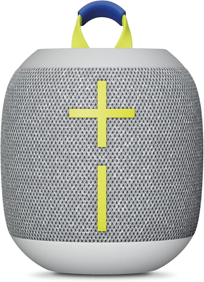 Ultimate Ears WONDERBOOM 4 Outdoor Speakers Bluetooth Waterproof with Big Bass & 360-Degree Sound, Dustproof Floating Wireless Speaker, 131ft Range - Gray