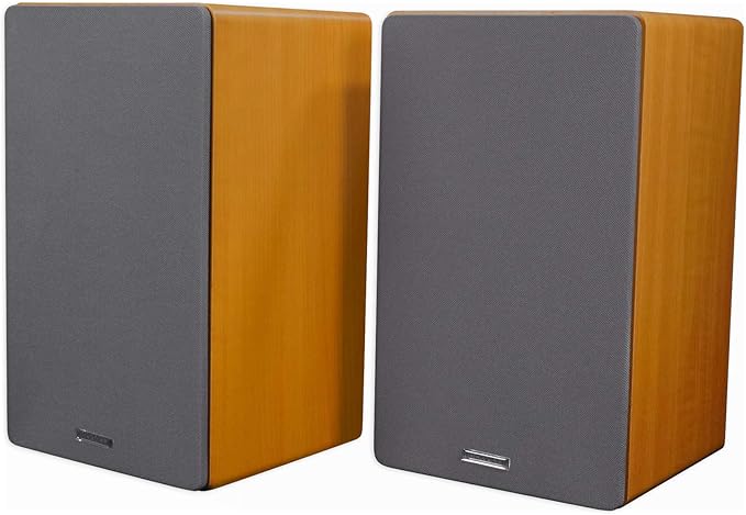 Rockville Pair RockShelf 68C V2 400W Wood 6.5" Bookshelf Speakers, 8 Ohm, Kevlar Woofers, Silk Dome Tweeters, Wall-Mountable, for Home Theater and Music