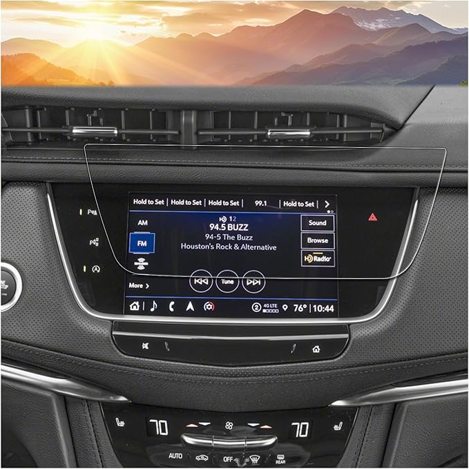 SXCY for 2025 Cadillac XT5/XT6 Anti-Glare Matte Screen Protector 8 Inch for 2020-2025 XT5/XT6 Accessories Navigation Screen Protector 9H Tempered Glass