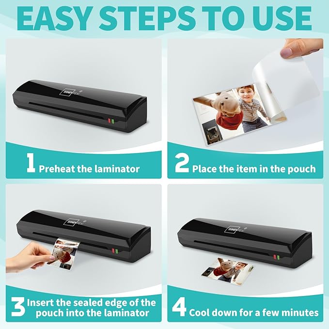 Binditek 100 Pack 5 Mil Thermal Laminating Pouches, 3.5 x 5.5 Inch, Fits Index Card Size, Ultra Clear Laminating Sheets, Heat Seal, Glossy, for ID Badges, Office, and Home Use