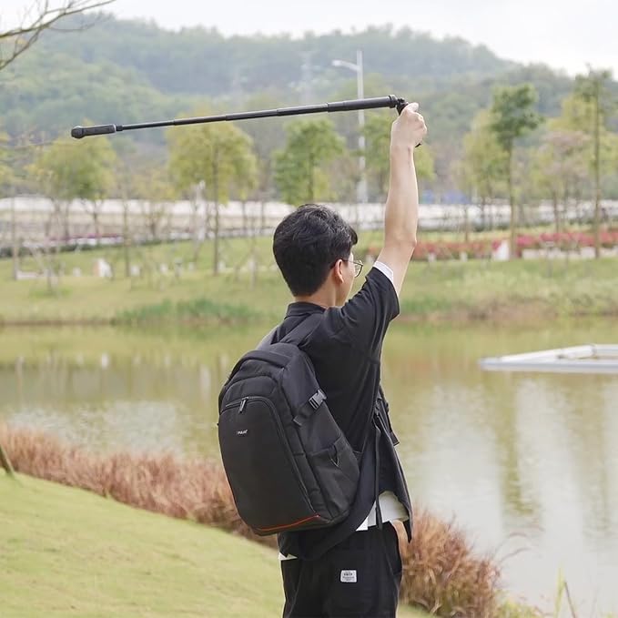 PULUZ Bullet Time Handle Tripod Multi-Functional Tabletop Fold Tripod for Insta360 X5 /X4, Insta 360 X3, ONE RS, Go pro Hero 11 10 9 5 4 3 Sport Action Camera Accessories