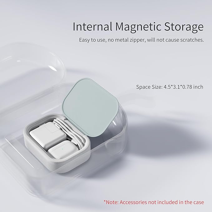 iofeiwak Rugged Armor Carrying Case for Vision Pro - Compact & Premium Hard Shell Travel Case - Beige