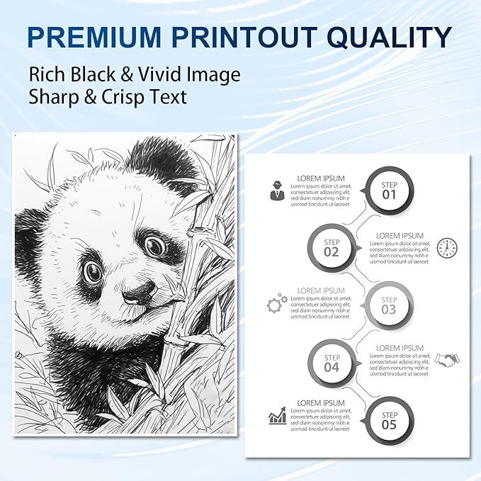 58X Black Toner Cartridges High Yield CF258X Comaptible with 58X 58A Toner Cartridge(with Chip), Works with Pro M404n M404dn M404dw, MFP M428fdw M428fdn M428dw M404 M428 Printer(2 Pack, Black)