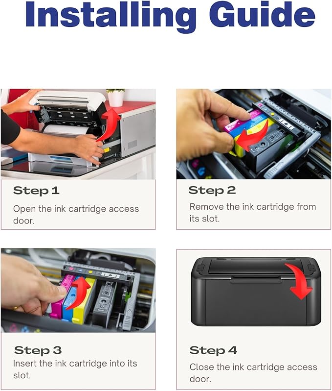 Remanufactured 410XL Ink Cartridge Replacement for 410XL 410 XL T410XL Black for Expression XP-640 XP-830 XP-7100 XP-530 XP-630 XP-635 Printer (2 Black)