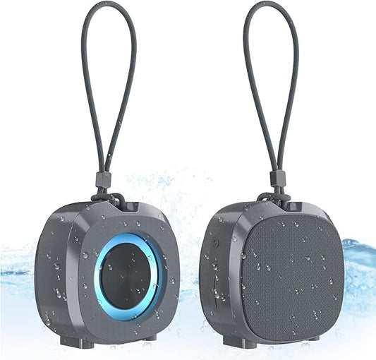 Bluetooth Speaker Portable Media Players Clear Loud Stereo Sound Deep Bass Wireless Speaker With Lights TWS IPX5 Waterproof Small Speakers Long Playtime for Home/Party/Outdoor/Beach Electronic Gadgets