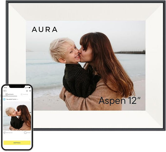 Aspen 12" | Aura's Most Versatile HD Digital Picture Frame