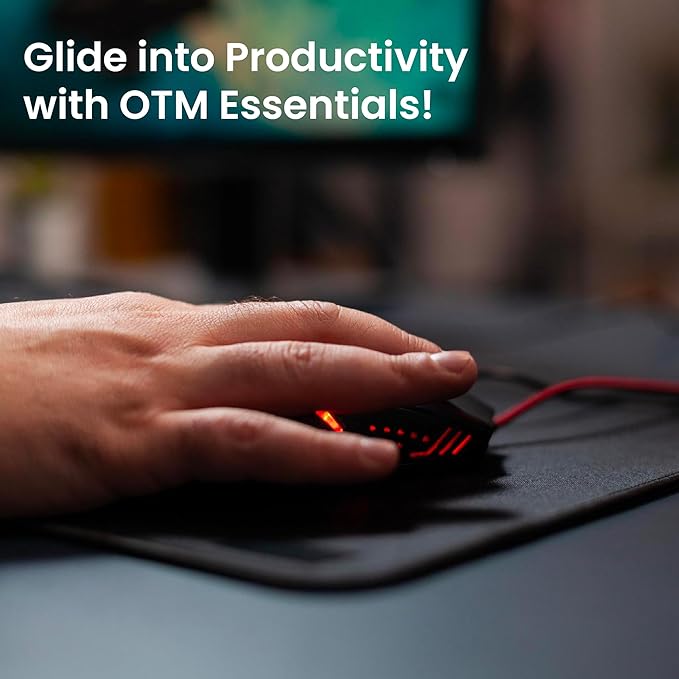 OTM Essentials Texas Tech University Standard Fabric Mouse Pad, Desk Accessories, Standard Fabric Gaming Mouse Pad