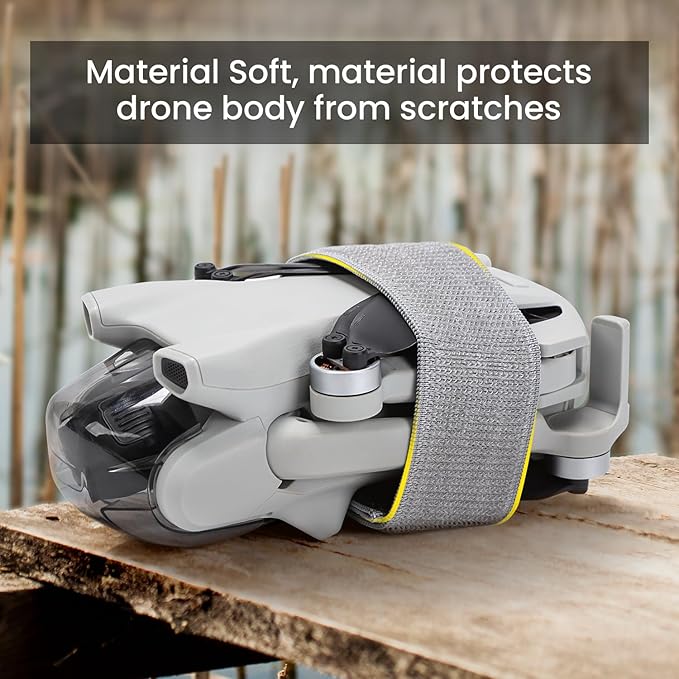 Holyton Propeller Holder Strap Accessories for DJI Air 3/Mini 3 4 pro/Mini 2 3/Mavic 2 pro Zoom/Mavic Air/Air 2S/FIMI X8SE/FIMI X8 Mini Drone Propeller Blade Guard Strap Elastic Paddle Harness Tie