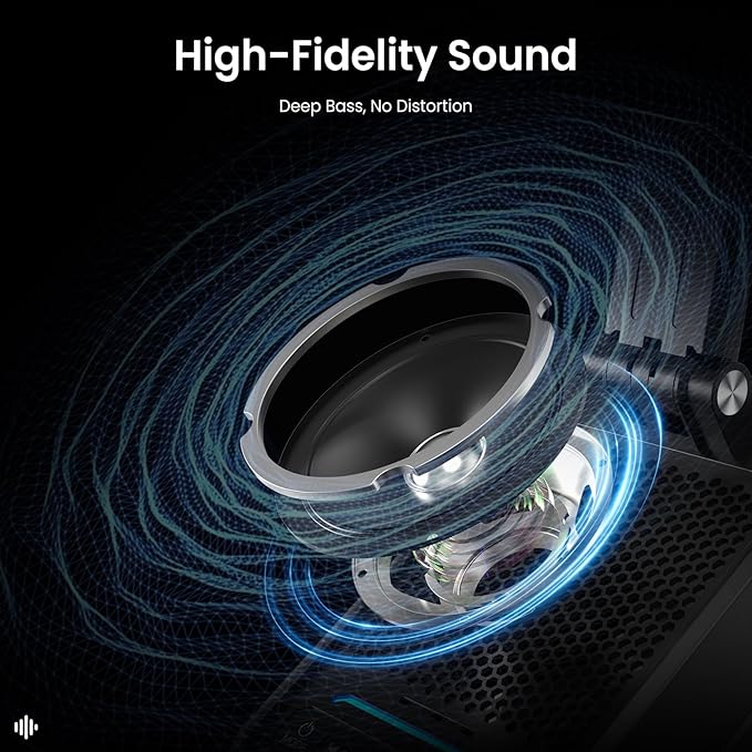 Cell Phone Stand with Instant Wireless Induction Bluetooth Speaker, No Bluetooth Pairing Needed, 1-Second Connection, HD Surround Sound, Practical Gifts for Men, Women, Dad, Mom, Hearing Impaired