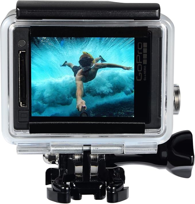 Suptig Replacement Waterproof Case Protective Housing for GoPro Hero 4, Hero 3+, Hero 3 Accessories Action Camera for Underwater Use - Water Resistant up to 147ft (45m)