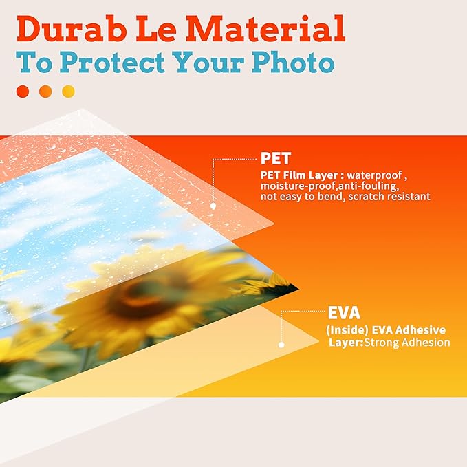 300 Pack Laminating Sheets,3 Mil,9"x11.5" Inches for Use with Thermal Laminators,Clear,Letter Size,Office and School Supplies