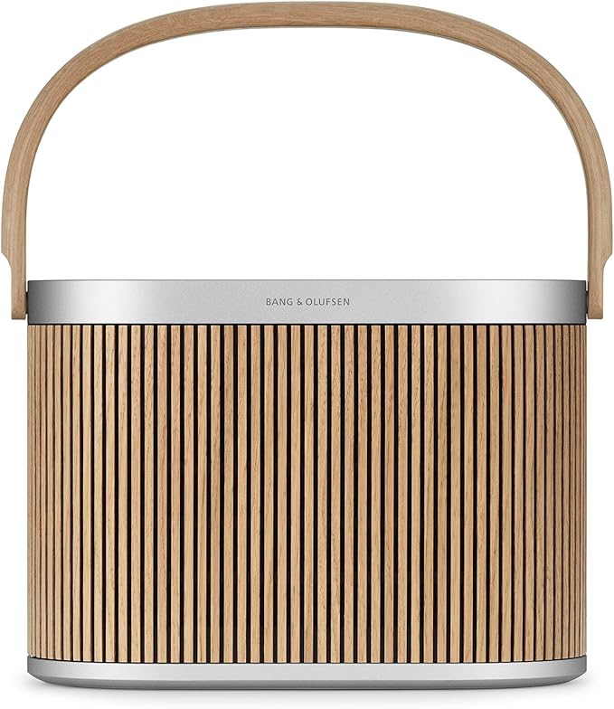 Bang & Olufsen Beosound A5 - Portable Bluetooth Speaker with Wi-Fi Connection, Carry-Strap, Oak