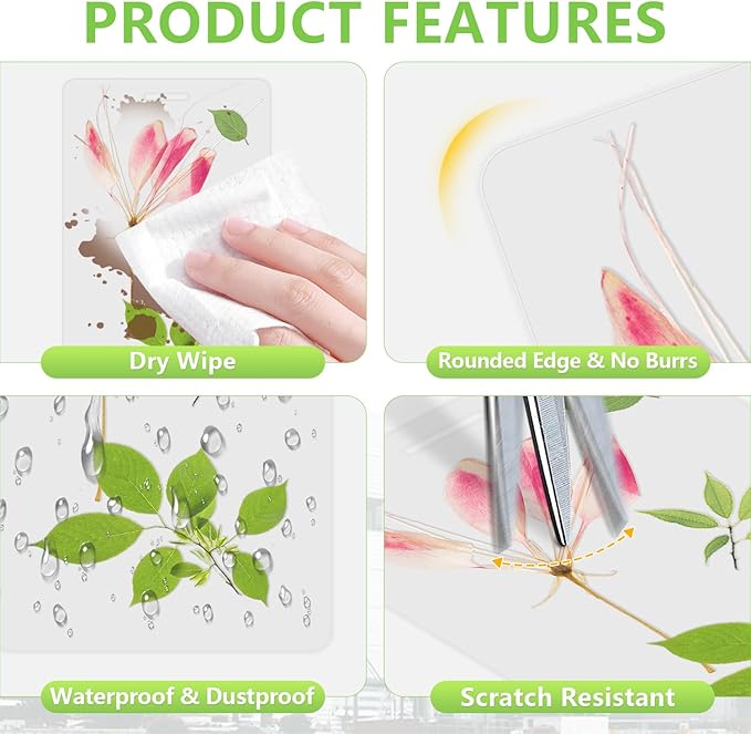 HOUYEE 200 Pack 5Mil Thermal Laminating Pouches, 2.5x4.25 Inches ID Badge Size Laminate Pouches with Hole, Ultra Clear Laminating Sheets, HeatSeal Laminator Pouches for ID Cards, Name Tags, Office Use