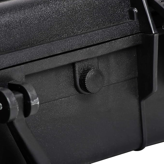 MEIJIA All Weather Waterproof Hard Camera Case,Hard Case with Customizable Fit Foam,Fit Use of Drones,Camera,Equipments,Pistols,Elegant Black (Black, 28.84"x16.92"X7.08")