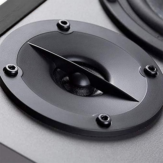 Edifier R1280T Powered Bookshelf Speakers - 2.0 Active Near Field Studio Monitor Speaker - Black - 42 Watts RMS