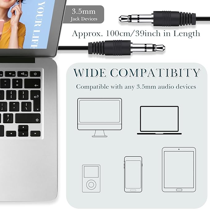 Kanayu 100 Pack Wired Earbuds Bulk for Classroom Ear Headphones Wired Basic Student Earbuds No Microphone with 3.5mm Jack for Kids Class Laptop School Library, Individually Bagged(Colorful)