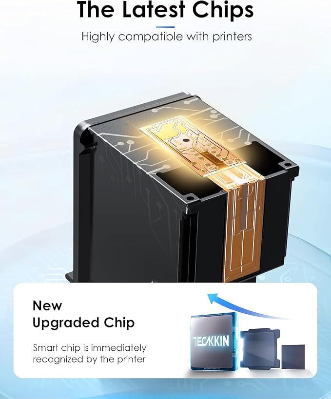 62 Ink Cartridge Replacement for HP Ink 62 HP 62 62XL Works with Envy 5540 5549 5640 5660 7640 7645 OfficeJet Mobile 250 200 OfficeJet 5740 5741 8040 Printer (2 Pack)