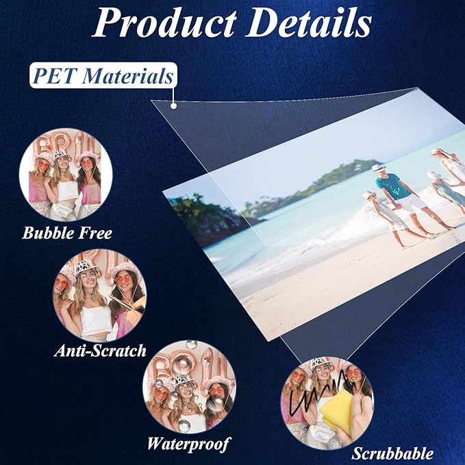 QTLCOHD 300 Pack 3 Mil Laminating Sheets, 9 x 11.5 Inch Thermal Laminator Pouches Holds, Clear Lamination Paper for Craft, Office and School Supplies