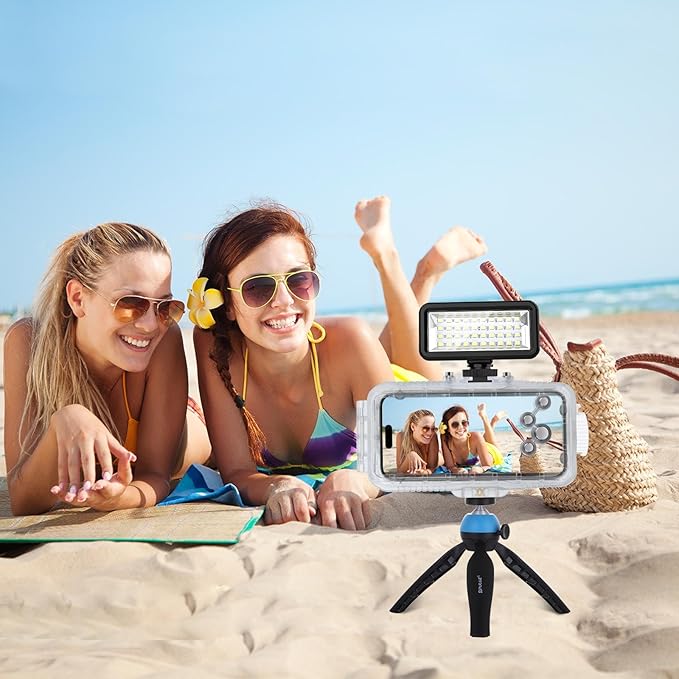 Waterproof Smartphone Case for iPhone 16 Pro Diving Case, Snorkeling Photography Cellphone Cover 130FT/40M Operated Underwater Photo Video Housing