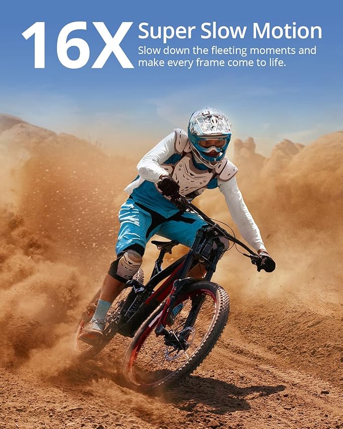 AKASO Brave 8 4K60FPS Action Camera, 48MP Photo Touch Screen Waterproof Super Wide Angle 16x Slo-mo SuperSmooth Stabilization Underwater Camera with Remote Control Helmet Accessories (Brave 8)