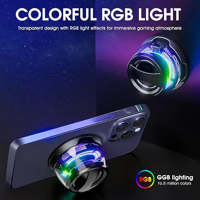 Magnetic Bluetooth Speaker with Multi-RGB Color Light and Phone Holder for Metal Surface Perfect Mini Speaker for Shower,Room,Bike,Car Outdoor Gifts for Teens (2 Pack Black)
