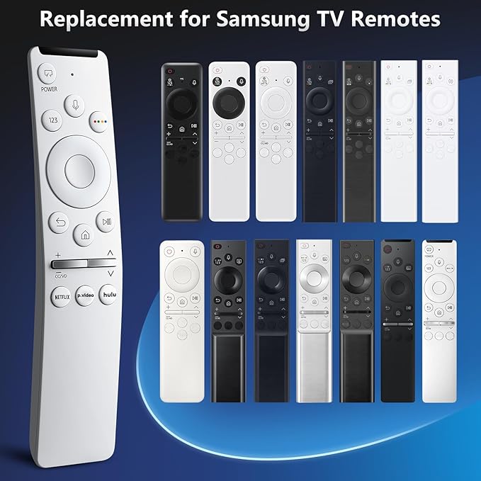 Voice Remote for Samsung-Smart-TV-Remote-Control-Replacement, Universal for Samsung Frame Crystal QLED OLED UHD 4K 8K Voice Smart TV