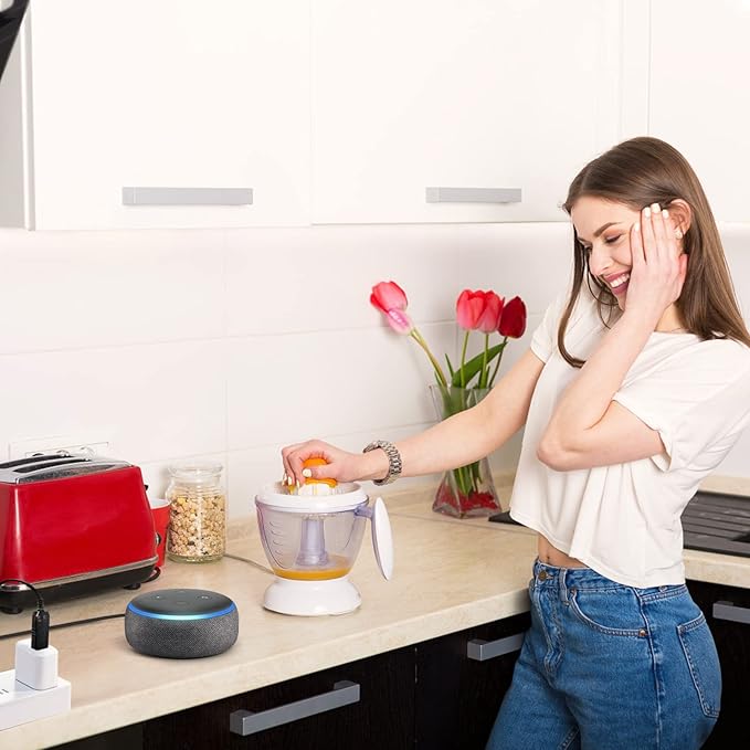 Power Cord for Echo Dot 4th Gen, 3rd Generation, Alexa Spot - USB 5V to DC 12V Cable Charger Adapter 3 Ft