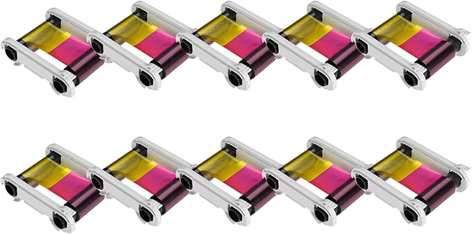 Bodno 10 x Evolis Zenius R5F002AAA Color Ribbon - YMCKO - 200 Prints Software Demo