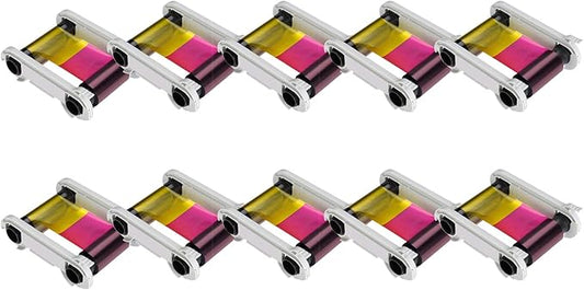 Bodno 10 x Evolis Zenius R5F002AAA Color Ribbon - YMCKO - 200 Prints Software Demo