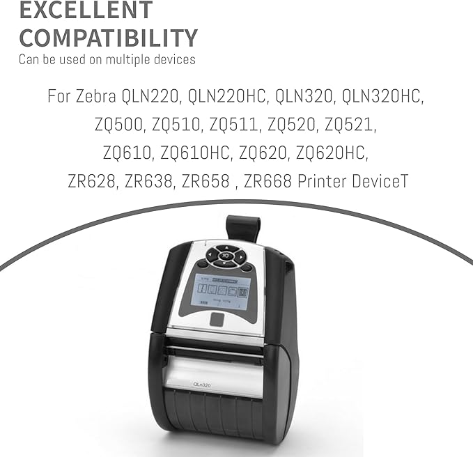 10Pack 3400Mah battery for Zebra Printer ZQ610 QLN320 QLN220 QLN220(HC) QLn320HC ZQ500 ZQ510 ZQ520 ZQ521 ZQ610 ZQ620 ZR628 ZR638 ZQ658 ZQ668 ZR658 ZR668 PN BTRY-MPP-34MA1-01 P103165-101 P1089503-003