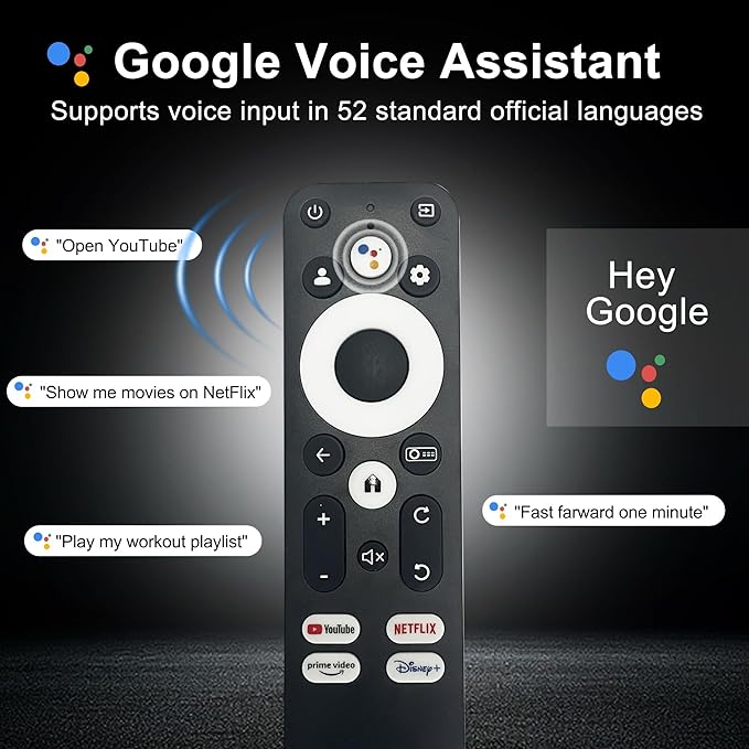 【Official Licensed GTV】Smart TV Projector with WiFi and Bluetooth, Outdoor Portable Projector Native 1080P, 800 ANSI, Voice Input, Auto Focus, 4K Supported, Mini FHD Home Movie Proyector iOS/Android