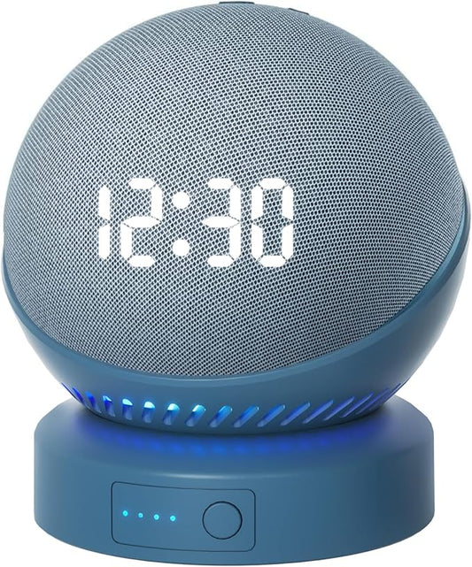 Battery Base for Echo Dot 5th Gen Portable Echo Dot 4th and Homepod Mini Battery Base Pack, Not Including The Speaker