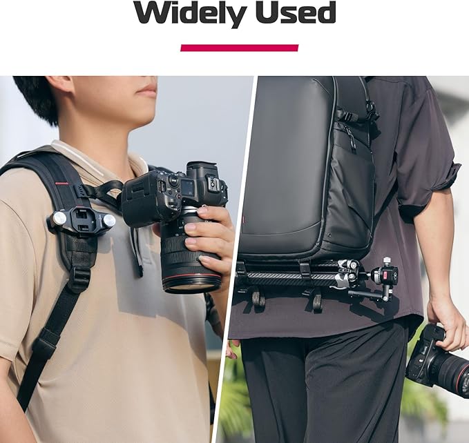 ULANZI Camera Backpack Professional Bag, Water-Resistant Photography Camera Case Anti Theft Travel for Photographers DSLR Mirrorless Camera Lens Tripod Holder 16" Laptop Black 22L