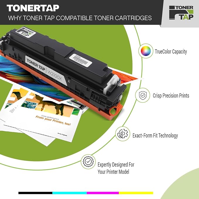 Toner Tap 210X Toner Cartridge Replacement Compatible for HP Color Laserjet Pro 4201dw, 4201dn, HP Color Laserjet Pro MFP 4301dw, 4301dn, 4301fdw - High-Yield 7,500 Pages Black Toner W2100X