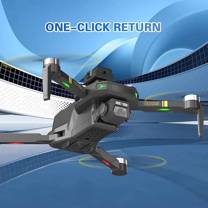 Drone with Camera, 1080P HD Foldable Drone with Gravity Control, Gesture Selfie, Altitude Hold, 360° Flip, One Key Start, 1 Batteries – Beginner-Friendly Toy for 12+ Boys and Girls