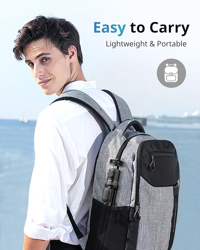 UBeesize Camera Tripod with Remote, Flexible Tripod Stand with Phone Holder and Action Camera Mount Adapter for iPhone Samsung Cellphones, Canon Nikon Sony Cameras