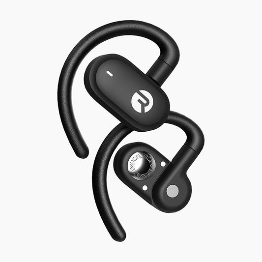 Raycon Fitness Open Earbuds – True Wireless Open Ear Bluetooth Headphones, Hook Design, IPX5 Water Resistant, 40 Hours of Battery Life (Black)