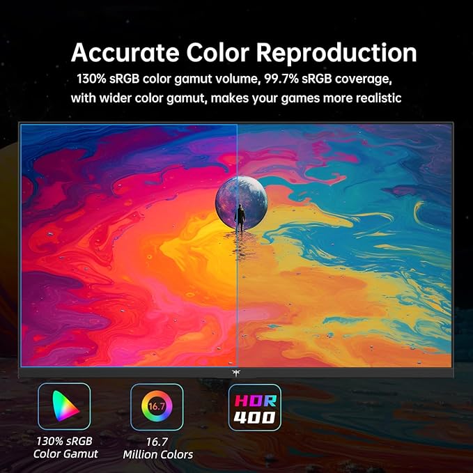 KTC 27'' 240Hz QHD 1440P Gaming Monitor 144Hz 1ms 65W Type C USB DisplayPort HDMI HDR400 Tilt/Height/Pivot/Swivel Fast HVA AdaptiveSync VESA