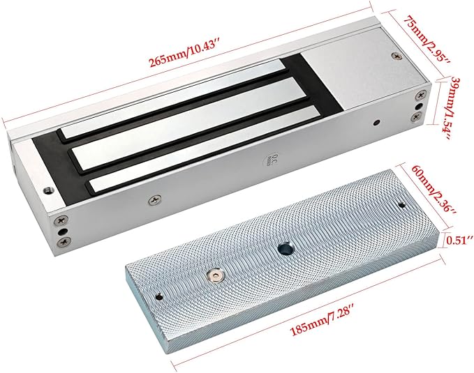 Tuya Smart Door Access Control System Kit, Waterproof Keypad Door Entry with 1200lb Magnetic Lock, Remote Control & App Unlock, Doorbell for Home & Office