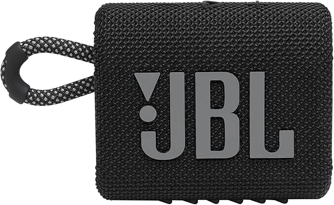 JBL Go 3 Portable Bluetooth Speakers (Black, Gray)
