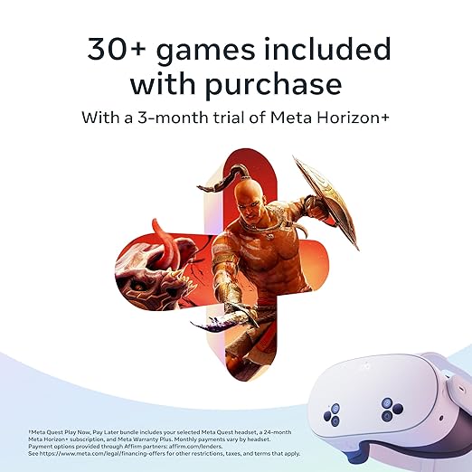 Meta Quest 3S 256GB | Batman: Arkham Shadow Included — 30+ Games Included with Meta Horizon+ Access with Starter Bundles — Play More for Less