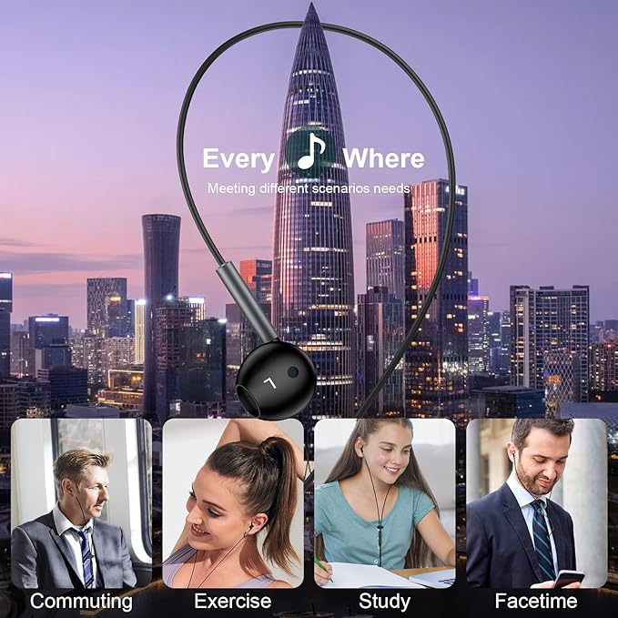 Type C Earbuds Wired Headphones for iPhone 16e 17/16 Pro Max/16 Pro/16 Plus/16/15,USB C Earphones Noise Canceling Earbuds with Mic & Remote for Samsung Galaxy S25 Ultra S24 FE S23 A17 A16 A36,Pixel 10