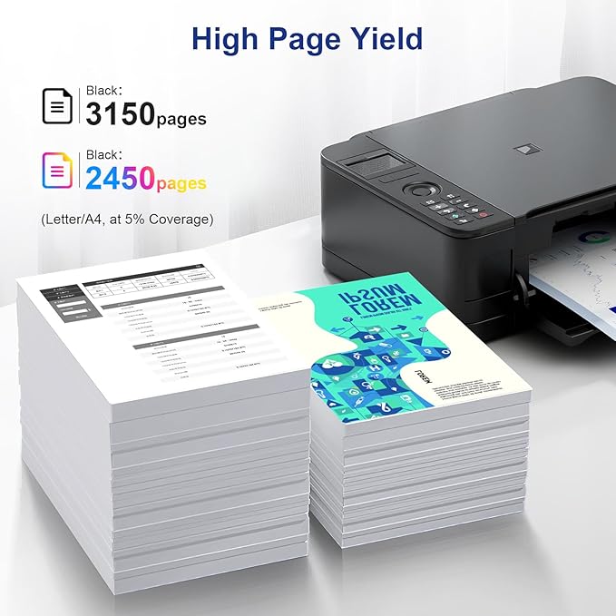 INKCLOUD 206X Toner Cartridges 4 Pack with Chip and Upgrade Device Compatible Replacement for 206X A W2110A W2110X Work with Color Pro MFP M283fdw M283cdw M283 Pro M255 M255dw High Yield Toner