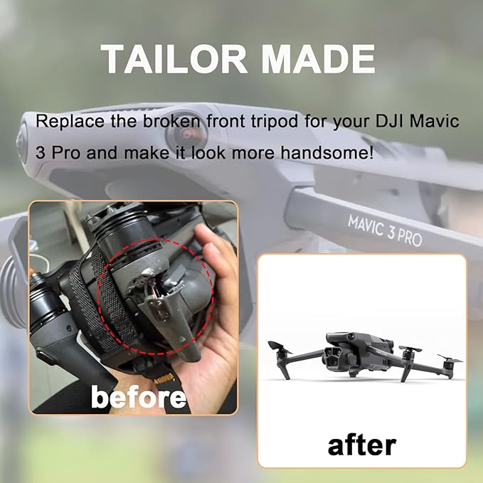 Front Leg Landing Gear Replacement For Dji Mavic 3 Landing Bracket Spare Parts Dji Mavic 3 Pro Front Arm Drone Leg Increase Gear With Repair Tools