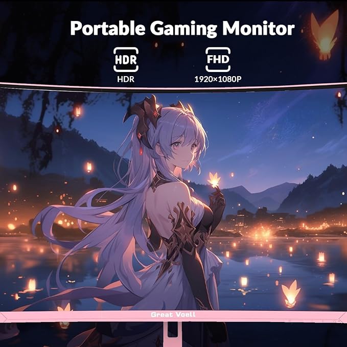 27-Inch Curved Gaming Monitor - 100Hz, FHD (1920x1080), 1ms Response, 1500R VA Panel, AMD FreeSync, Low Blue Light & Flicker-Free, Eye Care, HDMI/DP, VESA 75x75mm - Pink