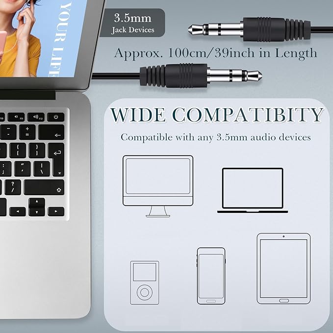 Kanayu 100 Pack Wired Earbuds Bulk for Classroom Ear Headphones Wired Basic Student Earbuds No Microphone with 3.5mm Jack for Kids Class Laptop School Library, Individually Bagged(Multicolor)