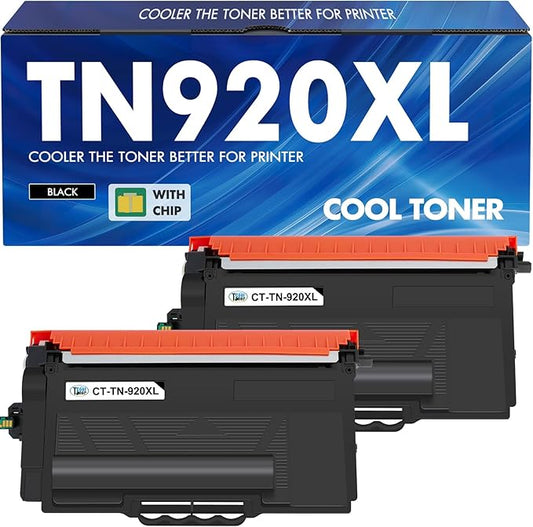 HL-L6210DW TN920 TN920XL Toner Cartridge Compatible for Brother TN920XL TN920 TN920XXL Toner for Brother Printer HL-L6210DWT HL-L5210DW HL-L5210DN HL-L5210DWT Printer Black High Yield 2 Pack