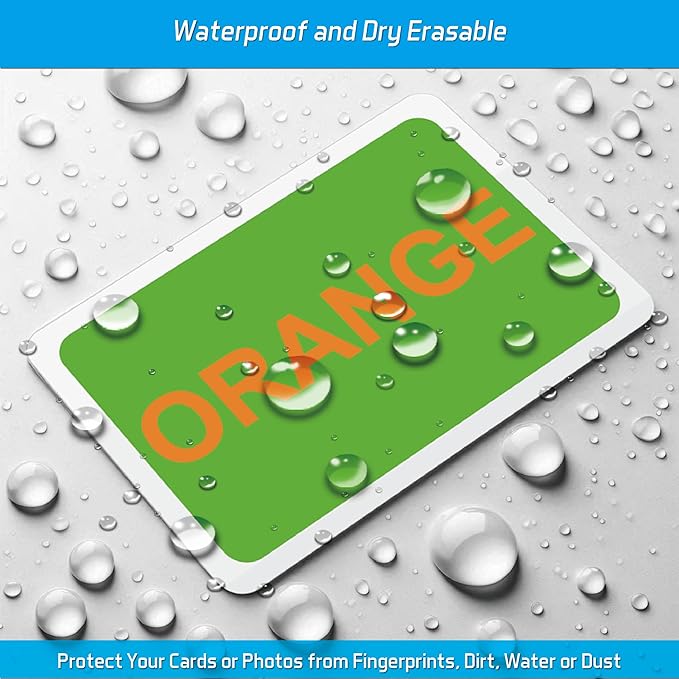 Self-Sealing Laminating Pouches, 4.4" x 6.4'', 18mil, 20 Pack, Easy-to-Use, No Machine Needed, Preserve Photos, Cards & More, Durable, Waterproof Seal, Ideal for Home, Office & School Use